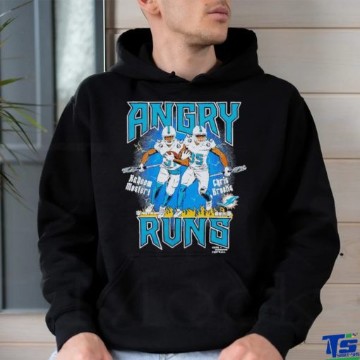 Angry Runs Mostert And Brooks Dolphins Shirt