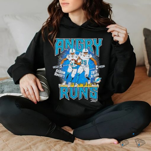 Angry Runs Mostert And Brooks Dolphins Shirt