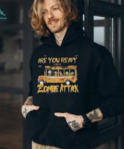 Are you ready for a zombie school bus zombie attack shirt
