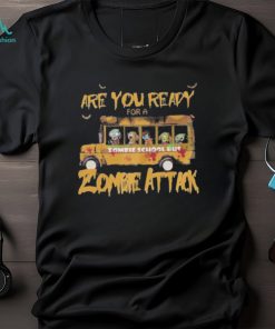 Are you ready for a zombie school bus zombie attack shirt
