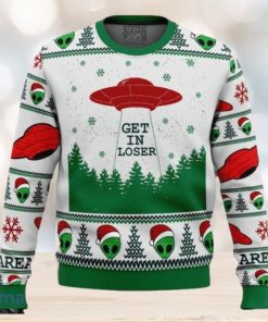 Area 51 Get in Loser Ugly Christmas Sweater Style Gift For Men Women