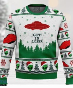 Area 51 Get in Loser Ugly Christmas Sweater Style Gift For Men Women