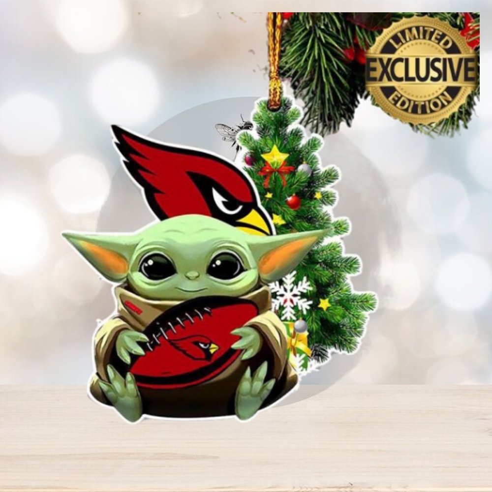 Arizona Cardinals NFL Funny Grinch Christmas Ornaments