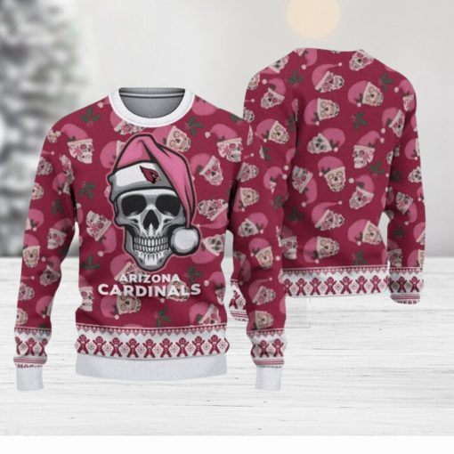 Arizona Cardinals Christmas Skull Hot Trending Ugly Sweater For Real Fans