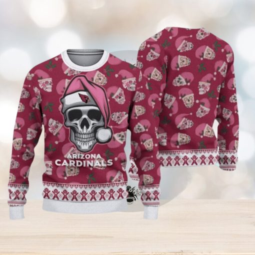 Arizona Cardinals Christmas Skull Hot Trending Ugly Sweater For Real Fans