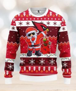 Arizona Cardinals Dabbing Santa Claus Christmas Ugly Sweater Sport Christmas Gift Ideas