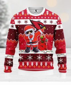 Arizona Cardinals Dabbing Santa Claus Christmas Ugly Sweater Sport Christmas Gift Ideas