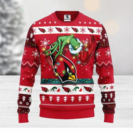 Arizona Cardinals Grinch Xmas Ugly Christmas Sweater Best Christmas Gift Ideas