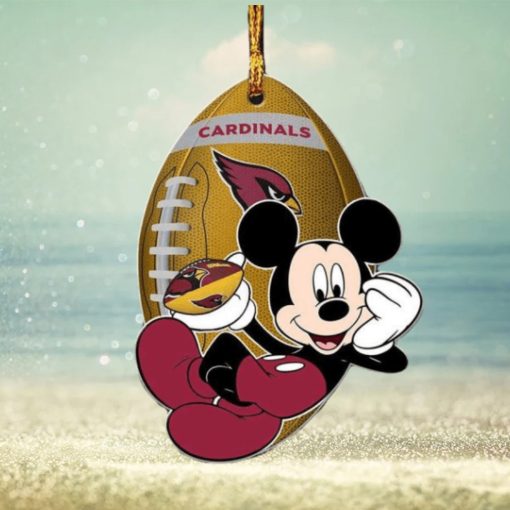 Arizona Cardinals NFL Disney Mickey Mouse Xmas Gifts For Fans Personalized Christmas Tree Decorations Ornament