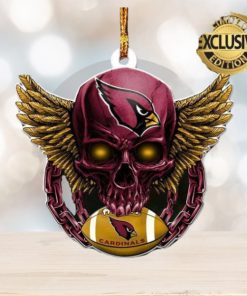 Arizona Cardinals NFL Football Skull Xmas Gifts Christmas Tree Decorations Ornament