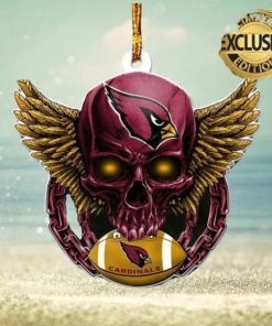 Arizona Cardinals NFL Football Skull Xmas Gifts Christmas Tree Decorations Ornament