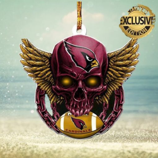 Arizona Cardinals NFL Football Skull Xmas Gifts Christmas Tree Decorations Ornament