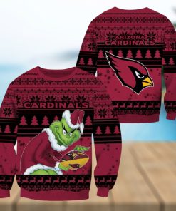 Arizona Cardinals NFL Grinch Christmas Ugly Sweater Fans Gift Funny For Men And Women