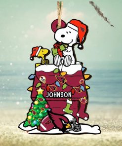 Arizona Cardinals NFL Snoopy Ornament Personalized Christmas 2023 Holidays