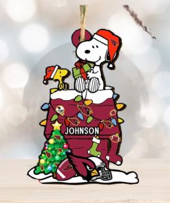 Arizona Cardinals NFL Snoopy Ornament Personalized Christmas 2023 Holidays