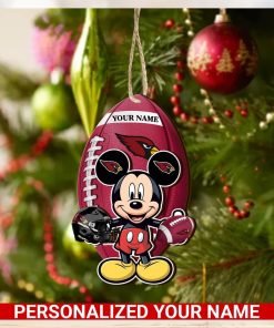 Arizona Cardinals Personalized Your Name Mickey Mouse And NFL Team Ornament SP161023160ID03