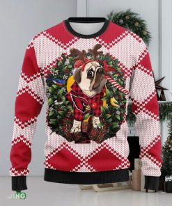 Arizona Cardinals Pub Dog Christmas Ugly Sweater 3D Christmas Xmas Sweater