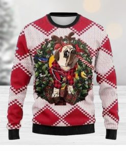 Arizona Cardinals Pug Dog Ugly Christmas Sweater