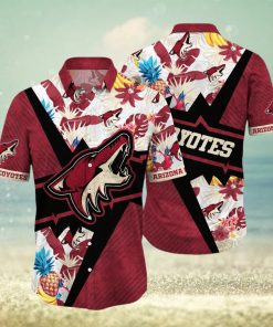 Arizona Coyotes NHL Hawaiian Shirt Ice Cold Drinks Aloha Shirt