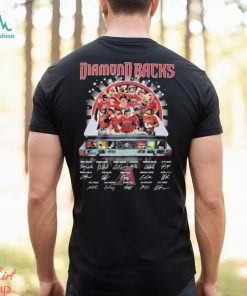 Arizona Diamondbacks All Team Players Stadium Signatures Shirt