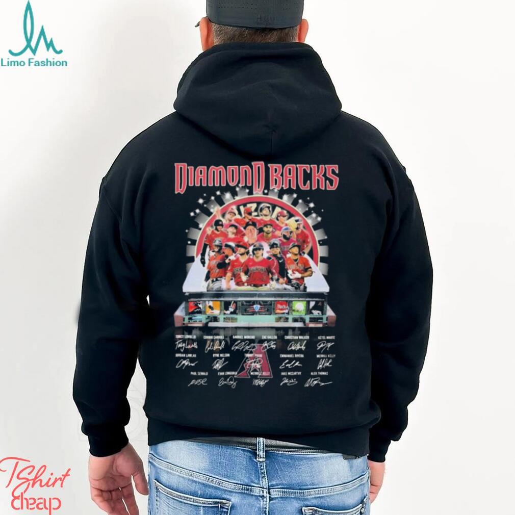 Arizona Diamondbacks All Team Players Stadium Signatures Shirt Arizona Diamondbacks All Team Players Stadium Signatures Shirt