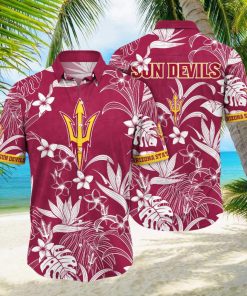 Arizona State Sun Devils NCAA Hawaiian Shirt Bikinistime The Green Pitch Sport Shirts