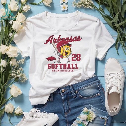 Arkansas NCAA Softball Rylin Hedgecock Fashion Shersey T Shirt