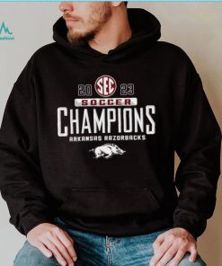 Arkansas Razorbacks 2023 SEC Women’s Soccer Regular Season Champions Locker Room T Shirt