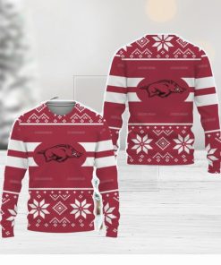 Arkansas Razorbacks Custom New Uniforms For Fan Gear Knitted Christmas Sweater