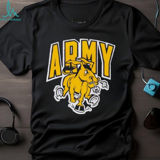 Army West Point Academy Black Knights Charging Mule logo shirt