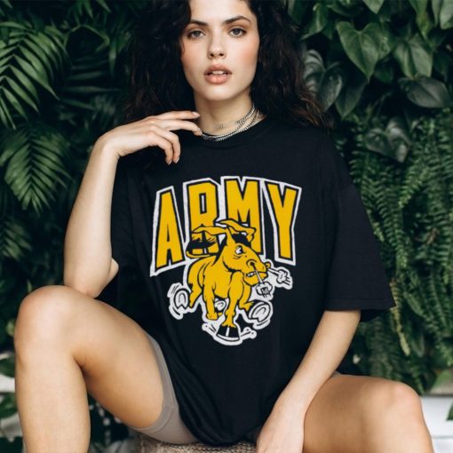 Army West Point Academy Black Knights Charging Mule logo shirt