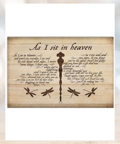 As i sit in heaven Horizontal Poster