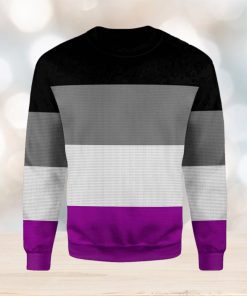 Asexual Pride Flag Ugly Christmas Sweater