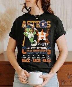 HOT Astros 2023 AL West Division Champions Back To Back Classic T-Shirt -  Beetrendstore Store