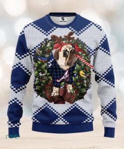 Atlanta Braves Pub Dog Christmas Ugly Sweater