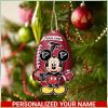 Los Angeles Rams Personalized Your Name Snoopy And Peanut Ornament Christmas Gifts For NFL Fans SP161023147ID03