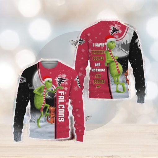 Atlanta Falcons Tree Beach New Trends 3D Sweater Christmas For Fans Gift