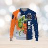 Merry Christmas Football American Grinch Cute Carolina Panthers 3D Sweater