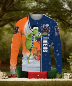 Auburn Tigers Fans Grinch Lover Men And Women Ugly Christmas Sweater Christmas Gift Ideas