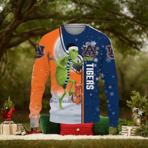 Auburn Tigers Fans Grinch Lover Men And Women Ugly Christmas Sweater Christmas Gift Ideas