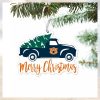 Custom Dog Photo First Christmas Ceramic Ornament N304 889720