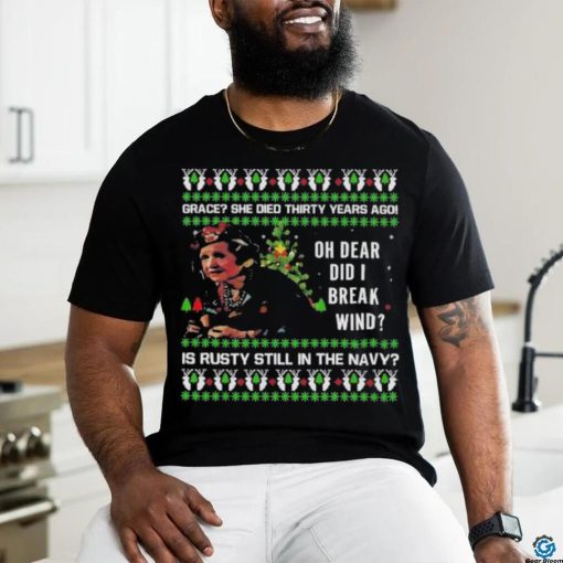 Aunt Bethany Oh Dear Did I Break Wind Ugly Christmas Shirt