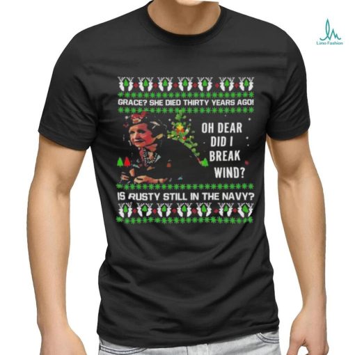 Aunt Bethany Oh Dear Did I Break Wind Ugly Christmas Shirt