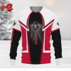 nfl tampa bay buccaneers snowflake red black ugly christmas sweater