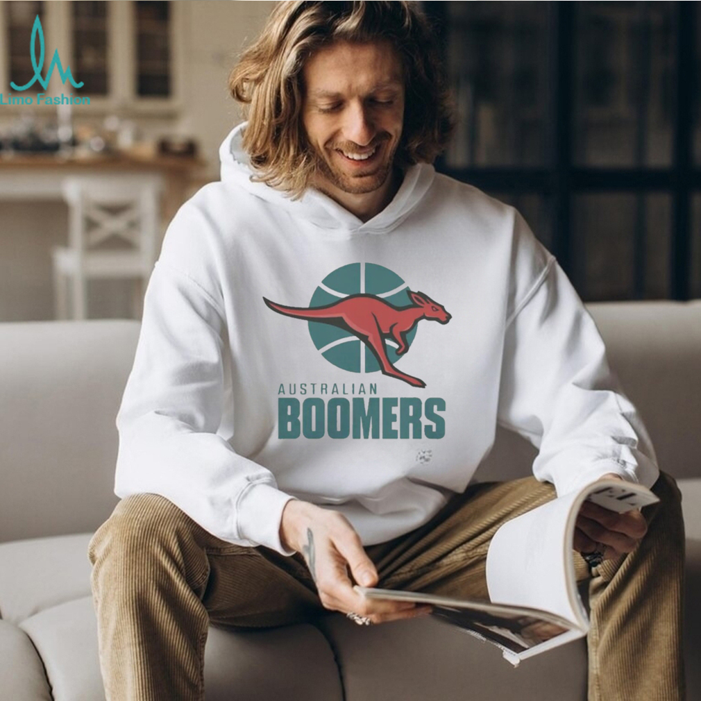 Australian Boomers New Look Portrait Logo shirt Australian Boomers New Look Portrait Logo shirt