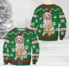 Cute Dachshund Xmas Ugly Christmas Sweater Gift Knitting Sweater