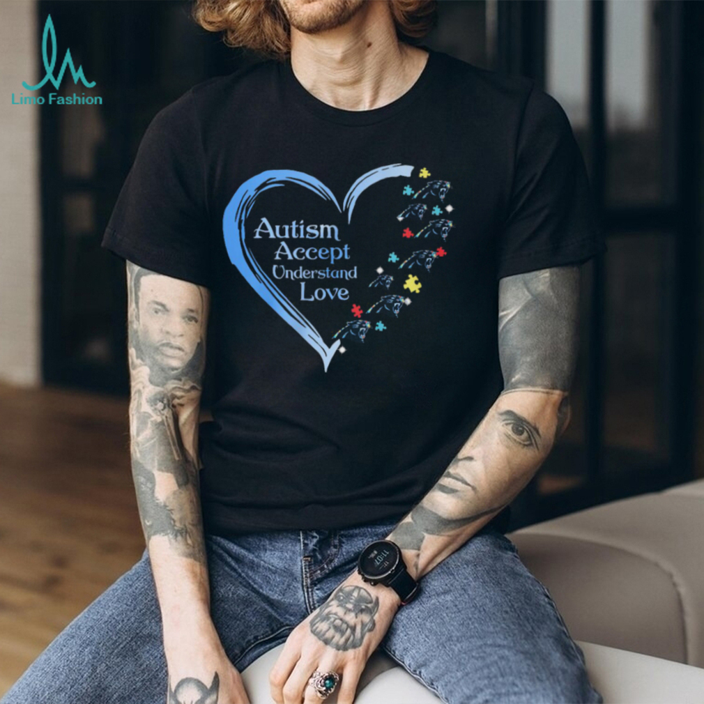 Autism Accept Understand Love Carolina Panthers Shirt Autism Accept Understand Love Carolina Panthers Shirt