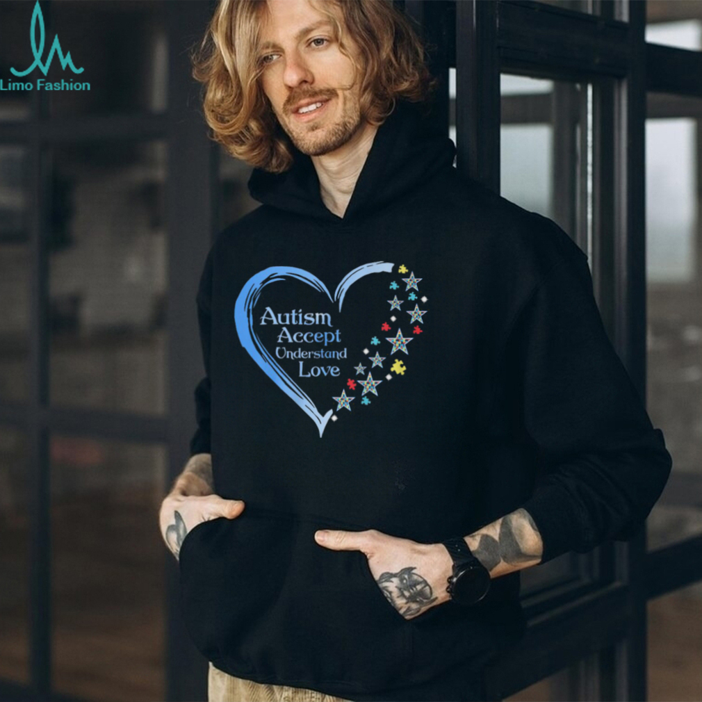 Autism Accept Understand Love Cowboys Shirt Autism Accept Understand Love Cowboys Shirt