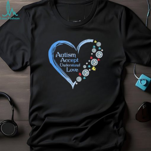 Autism Accept Understand Love Pittsburgh Steelers Shirt