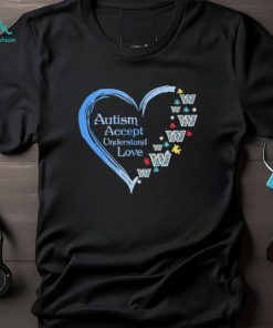 Autism Accept Understand Love Washington Commanders Shirt